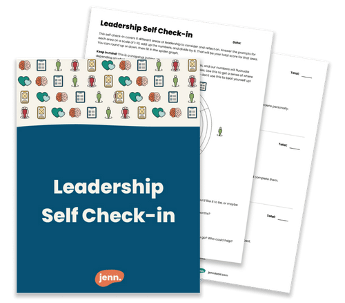 Leadership Self Check-in printable